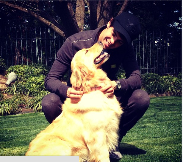 Կական շան հետ. նոր նկար instagram-ից