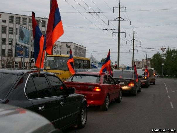 В Ереване будет проведен автопробег «ПОБЕДА»