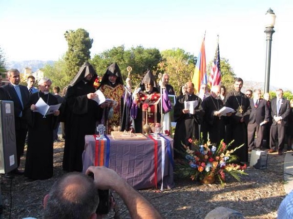 Pasadena Genocide Memorial ground is consecrated
