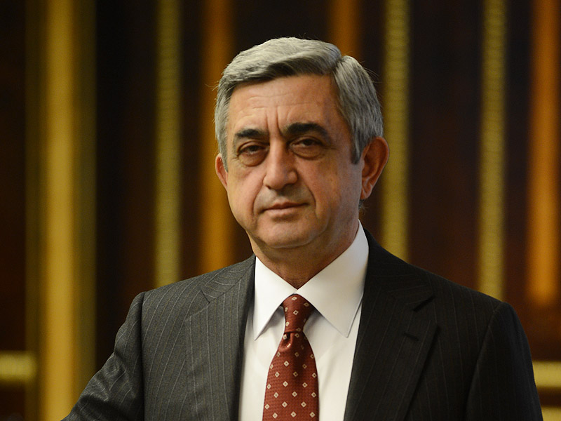S. Sargsyan sends telegram of condolence on tragic crash of Boeing-777 airplane