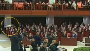 Scandal occured during Erdogan’s inauguration