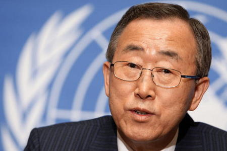 Ban Ki-moon is alarmed by the situation in Ukraine