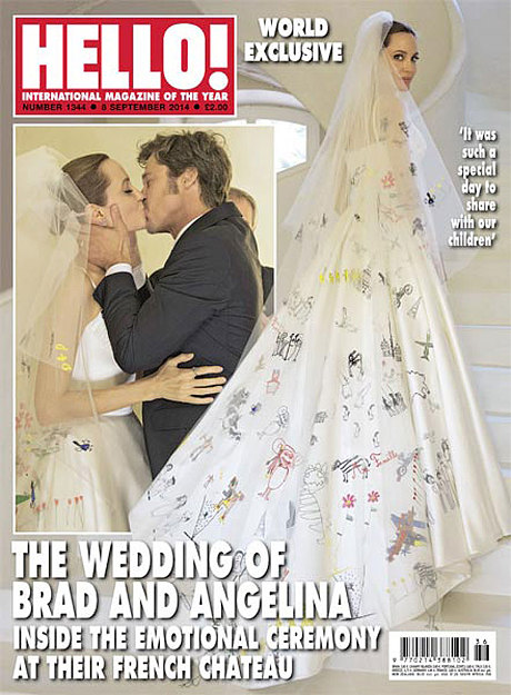 Jolie’s and Pitt’s wedding photos are published
