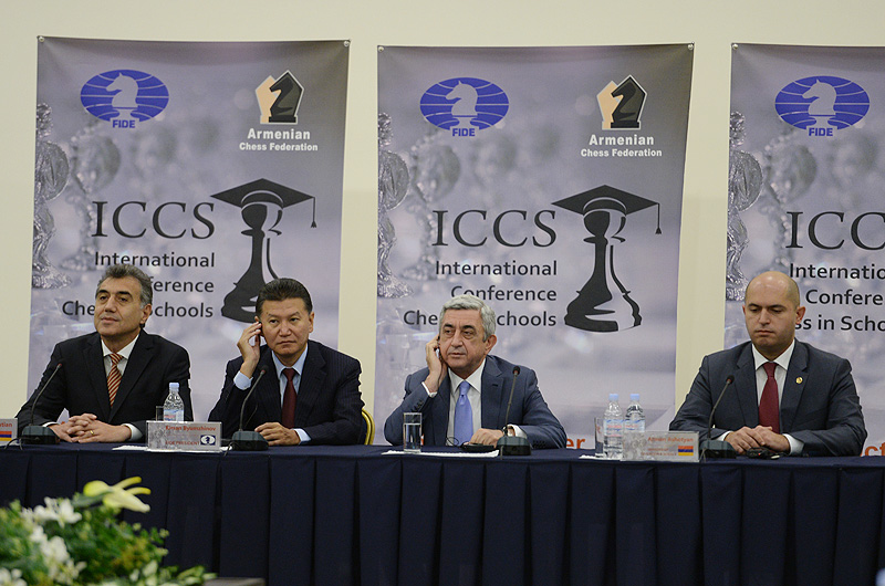 International conference “Chess in Schools” is opened in Yerevan