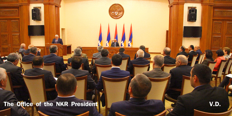2014 budgetary process and the 2015 draft state budget is discussed in Artsakh