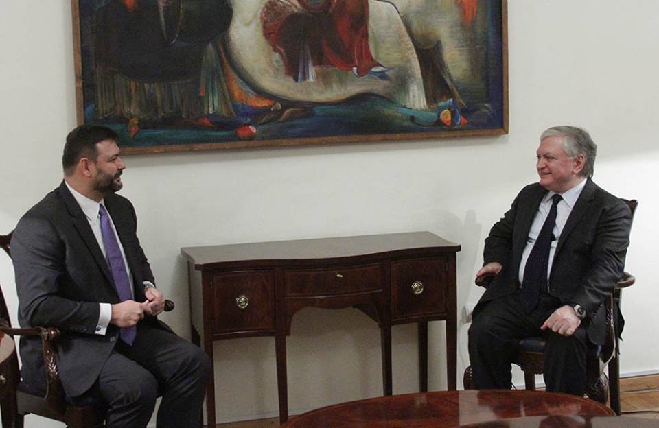 Edward Nalbandian and Czech Ambassador discussed issues of bilateral interest
