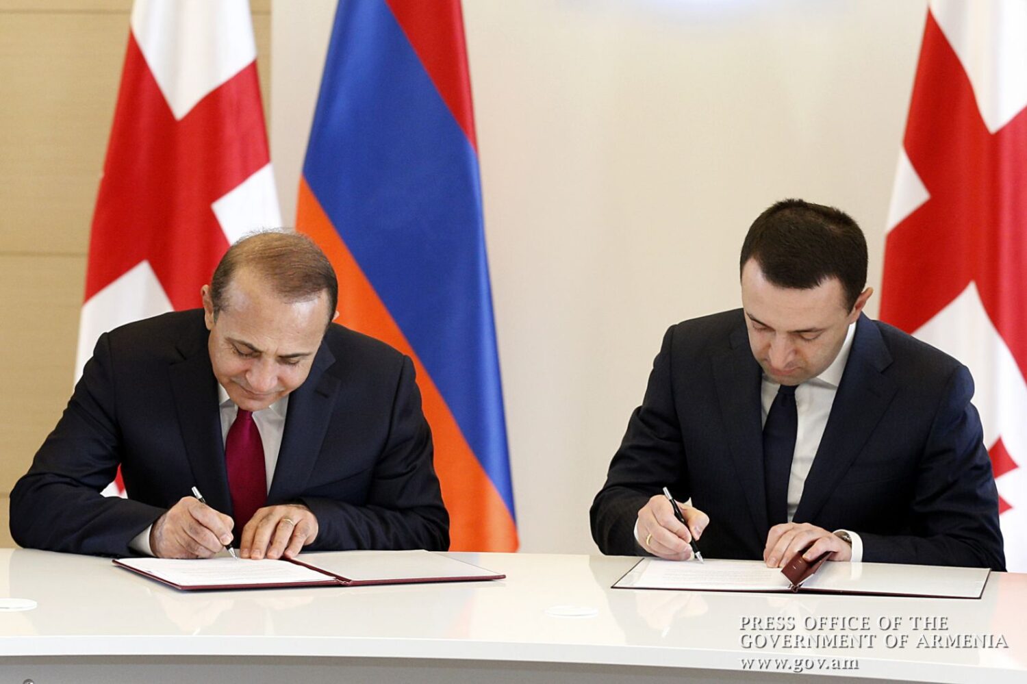 Հայաստանի և Վրաստանի վարչապետները նախաստորագրել են «Բարեկամության» կամուրջի կառուցման համաձայնագիրը