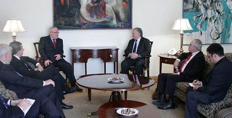 Foreign Minister of ‪‎Armenia‬ meets ‎OSCE‬ ‪Minsk Group‬ Co-Chairs