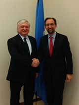 Armenian FM‬ met the President of the ‪UN‬ ‪Human Rights‬ Council and High Commissioner for Human Rights