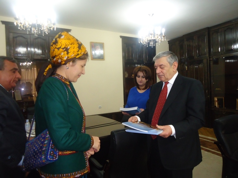 Культурная делегация Туркменистана посетила Гюмри