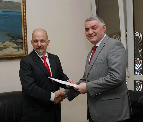Armenian Deputy Foreign Minister receives newly-appointed Ambassador of Argentina
