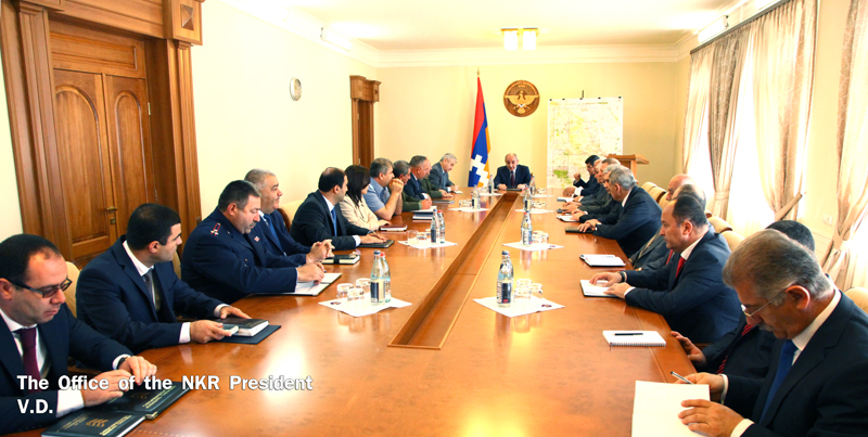 Bako Sahakyan held a meeting of NKR Security Council