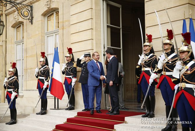 Овик Абрамян видит широкие возможности для развития армяно-французского экономического сотрудничества