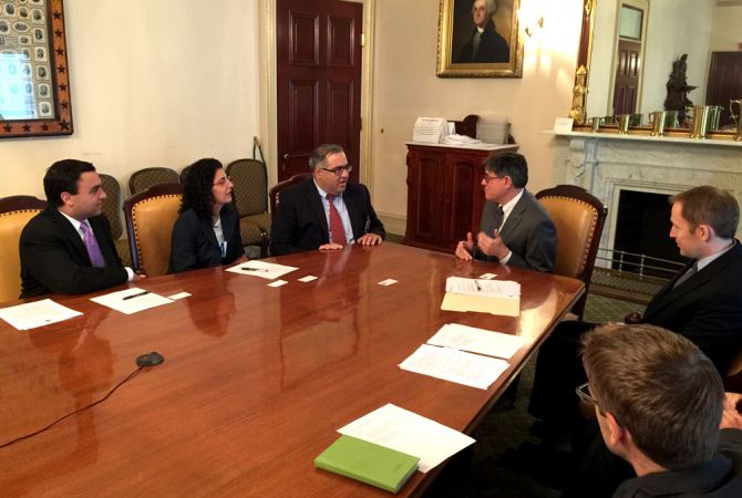 Հայ դատի հանձնախումբն ԱՄՆ գլխավոր գանձապետի հետ քննարկել է հայ-ամերիկյան տնտեսական կապերը