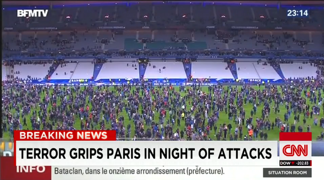 Փարիզի ահաբեկչության թիրախներից մեկը «Ստադ դե Ֆրանս» մարզադաշտն է եղել (տեսանյութ)