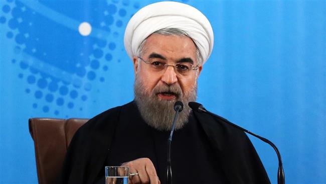 Iranian president Hassan Rouhani leaves for France