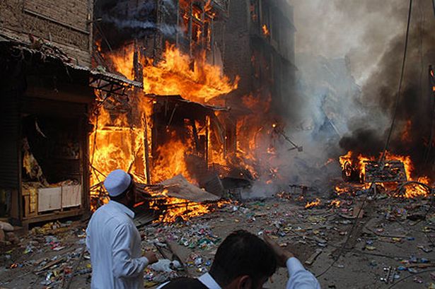 Bomb blast in Pakistan