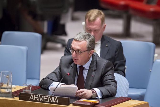Armenia’s  UN envoy delivered speech at Security Council’s Open Debate