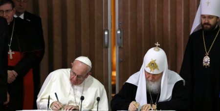 Historic decision of  Pope and Patriarch of All Russia and  Holy Armenian Apostolic Church