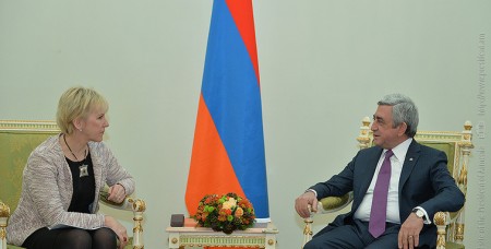 Serzh Sargsyan receives Swedish Foreign Minister