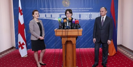 Military cooperation program signed between Armenia and Georgia