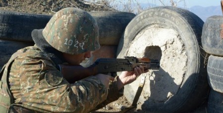 NKR military frontline units pushed back Azerbaijani infiltrators