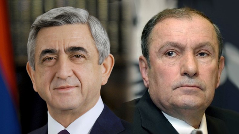 President Serzh Sargsyan met with first President Levon Ter-Petrosyan to discuss Four Day War