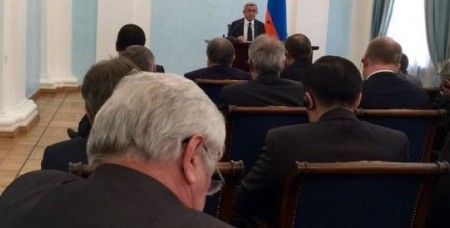 Serzh Sargsyan has a meeting with the OSCE ambassadors