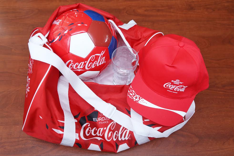 Buy a “Coca-Cola” soft drink; win a ticket for UEFA Euro 2016