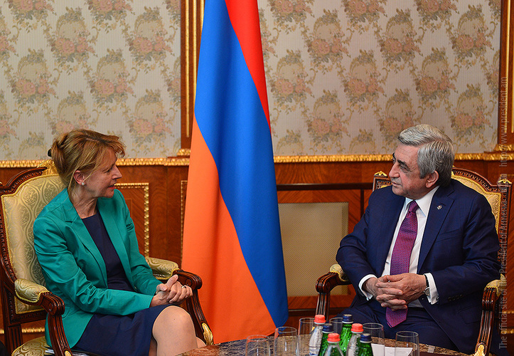Президент Армении и вице-спикер Бундестага обсудили процесс признания Геноцида армян
