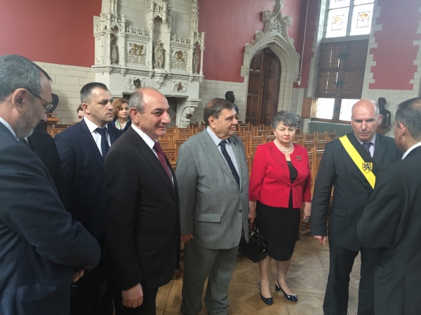 Президент Арцаха посетил бельгийский город Мехелен