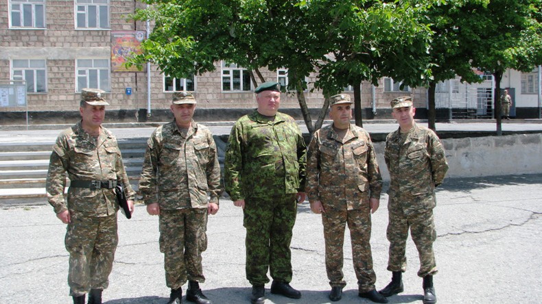 Многонациональная экспертная группа из Эстонии провела инспекцию в одной из воинских частей РА