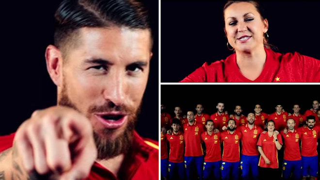 Եվրո-2016․ Ռամոսը երգում է Իսպանիայի հավաքականի հիմնը (տեսանյութ)