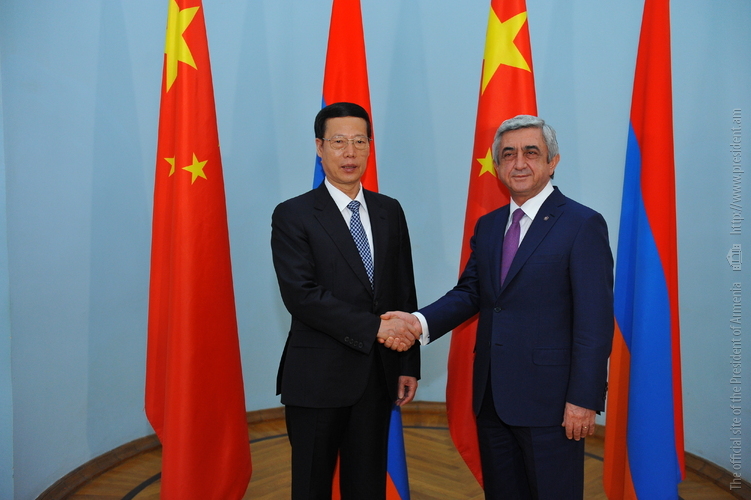 Президент Армении и вице-премьер КНР обсудили вопросы армяно-китайского сотрудничества