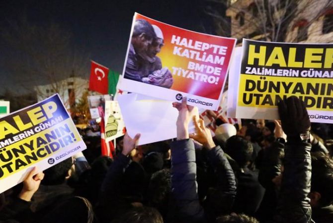 Թուրքիայում բողոքի ցույցեր են կազմակերպվել Իրանի դեսպանատան և հյուպատոսարանի առջև