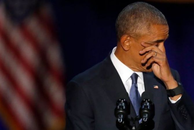 Օբաման չկարողացավ զսպել արցունքները հրաժեշտի ելույթում