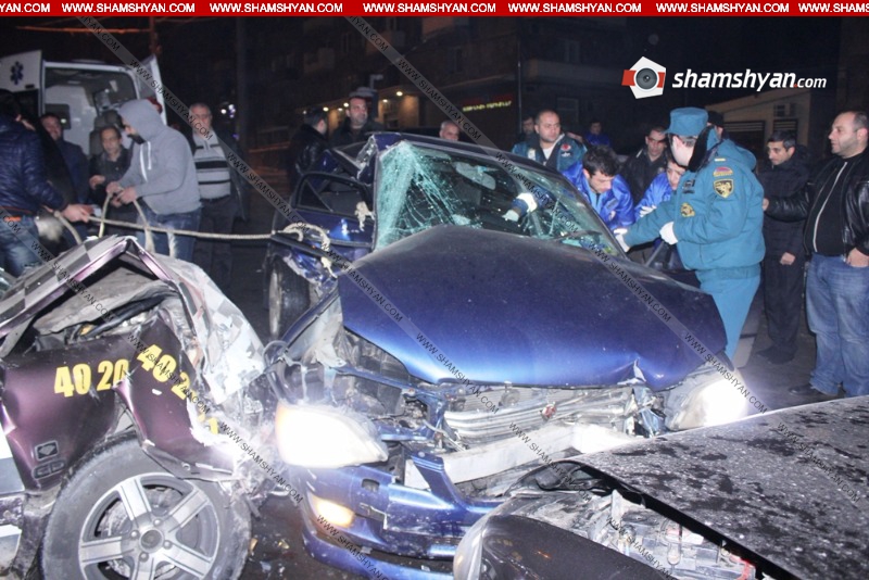 Խոշոր ավտովթար Երևանում. վարորդներից մեկը հիվանդանոցում մահացել է