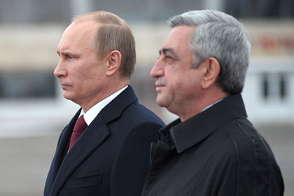 Серж Саргсян и Владимир Путин проведут переговоры в Москве