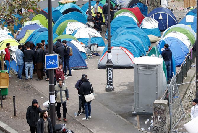 Ֆրանսիայում 10 մարդ է տուժել փախստականների ճամբարում տեղի ունեցած անկարգությունների պատճառով