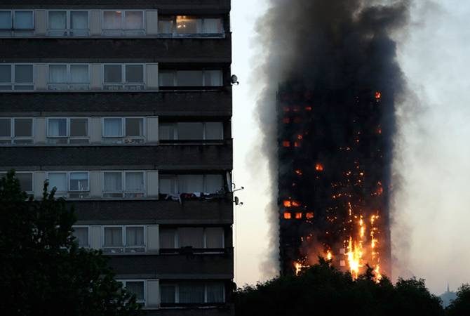 Լոնդոնի բազմահարկ շենքում տեղի ունեցած հրդեհից առնվազն 74 մարդ Է տուժել