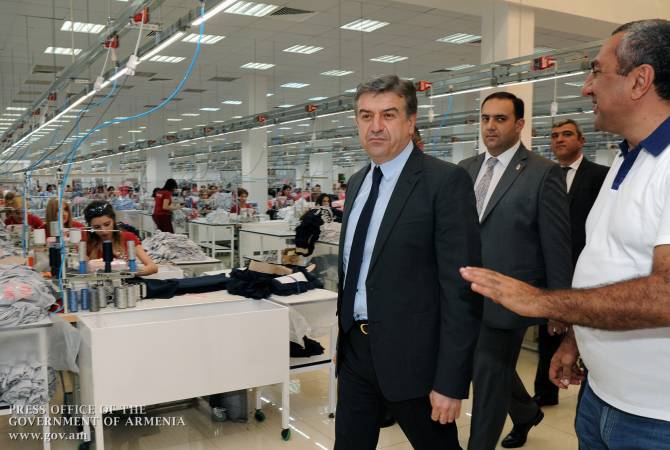 ՀՀ վարչապետը ծանոթացել է տեսքտիլի արտադրության ներդրումային նոր ծրագրերին