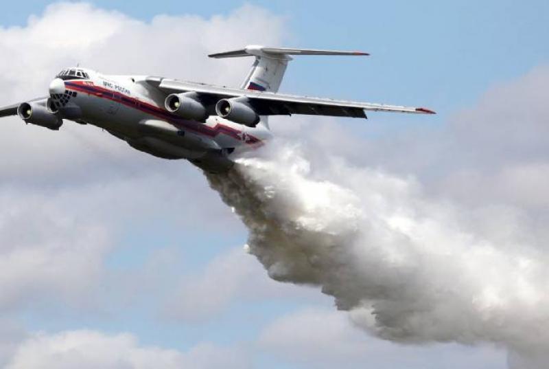 Ռուսական օդանավը «Խոսրովի անտառի» հրդեհաշիջման նպատակով իրականացրել է տասներորդ թռիչքը