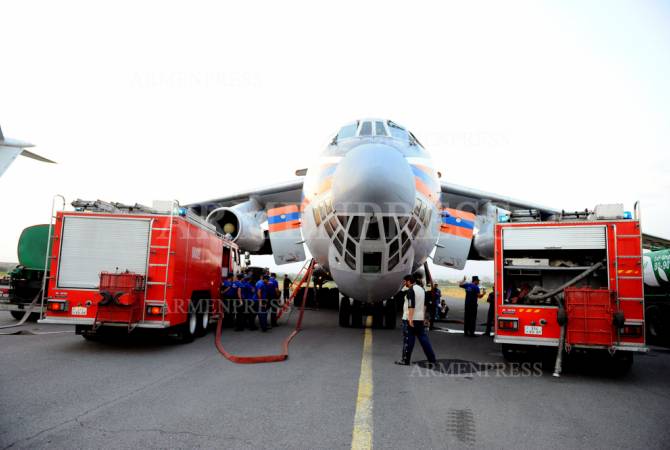 ՌԴ ԱԻՆ ինքնաթիռն իրականացնում է հրդեհաշիջման 2-րդ թռիչքը