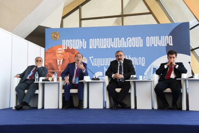 Հայաստան-Սփյուռք համաժողովի շրջանակում տեղի ունեցավ արտաքին քաղաքականության թեմատիկ նիստը