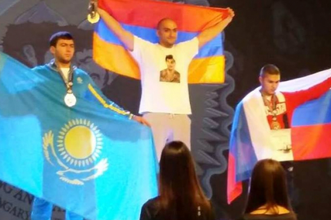 Давид Мадоян стал чемпионом мира по армрестлингу