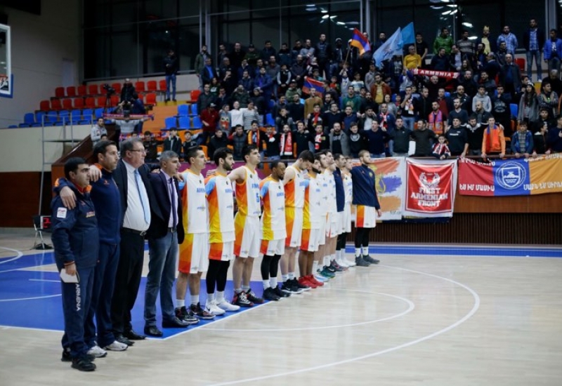 Сборная Армении по баскетболу возглавляет турнирную таблицу подгруппы “В”