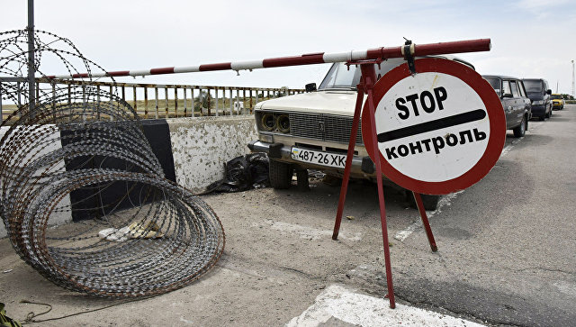 В Крыму начали строить заграждение на границе с Украиной