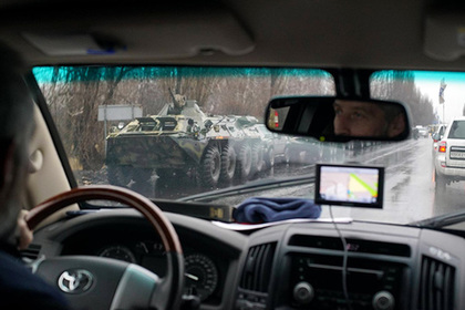 ОБСЕ: Из Донецка в Луганск выехала бронетехника
