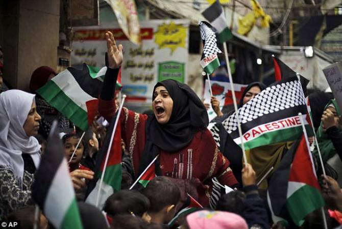 Հազարավոր պաղեստինցիներ բողոքում են Երուսաղեմի վերաբերյալ Թրամփի որոշման դեմ