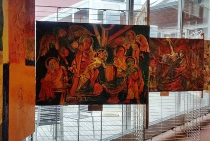 Եվրոպայի խորհրդի կենտրոնակայանում բացվել է հայ նկարիչ Վարդան Գաբրիելյանի ցուցահանդեսը